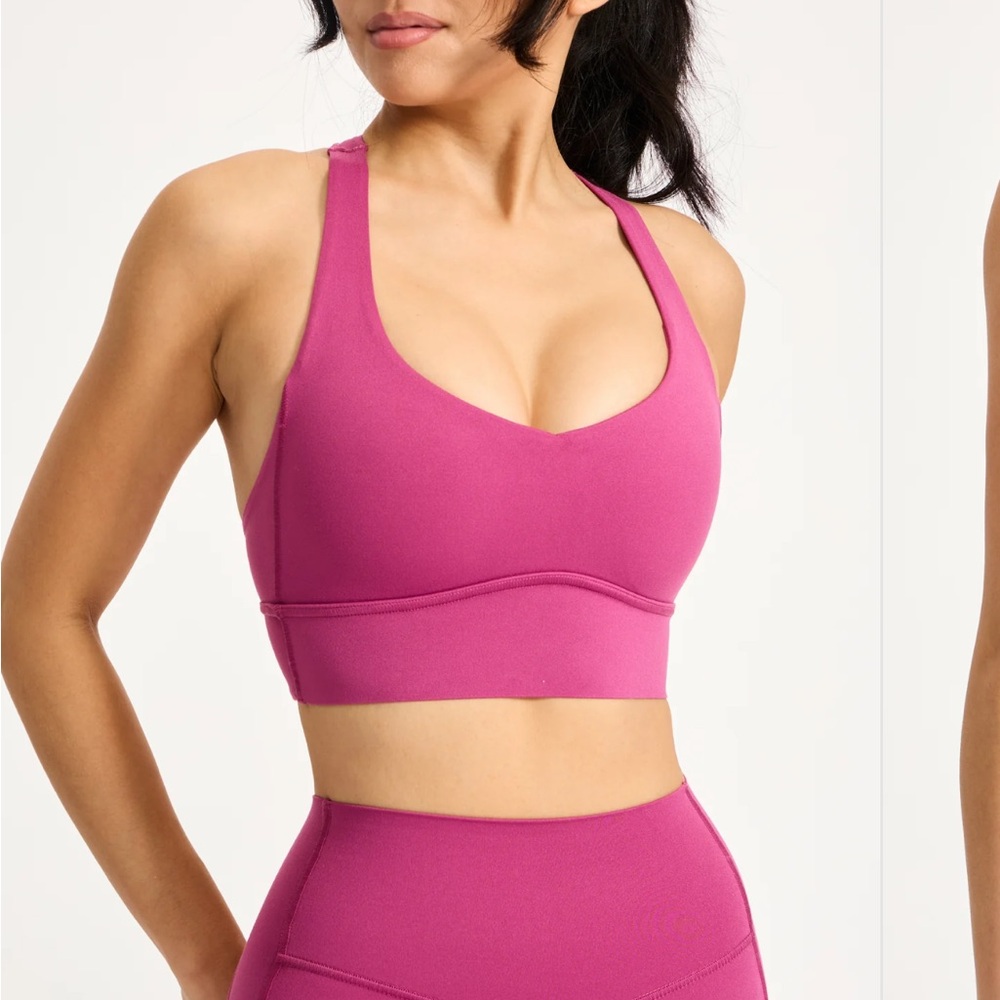 BuffBunny Collagen Sports Bra in Empire Rose L